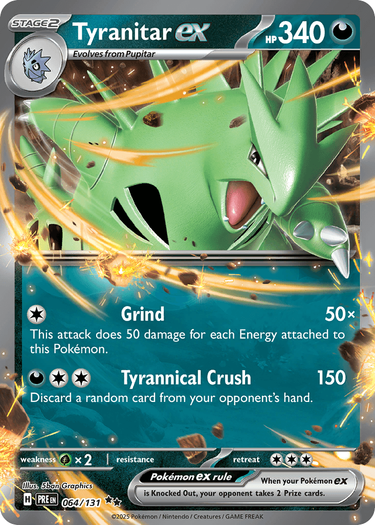 Tyranitar ex 64