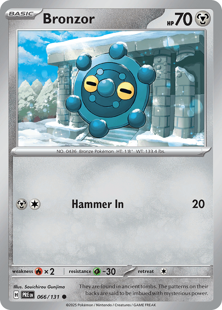 Bronzor 66 — Scarlet & Violet: Prismatic Evolutions