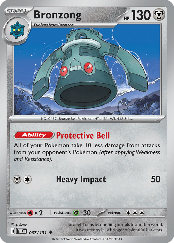 Bronzong 67 — Scarlet & Violet: Prismatic Evolutions