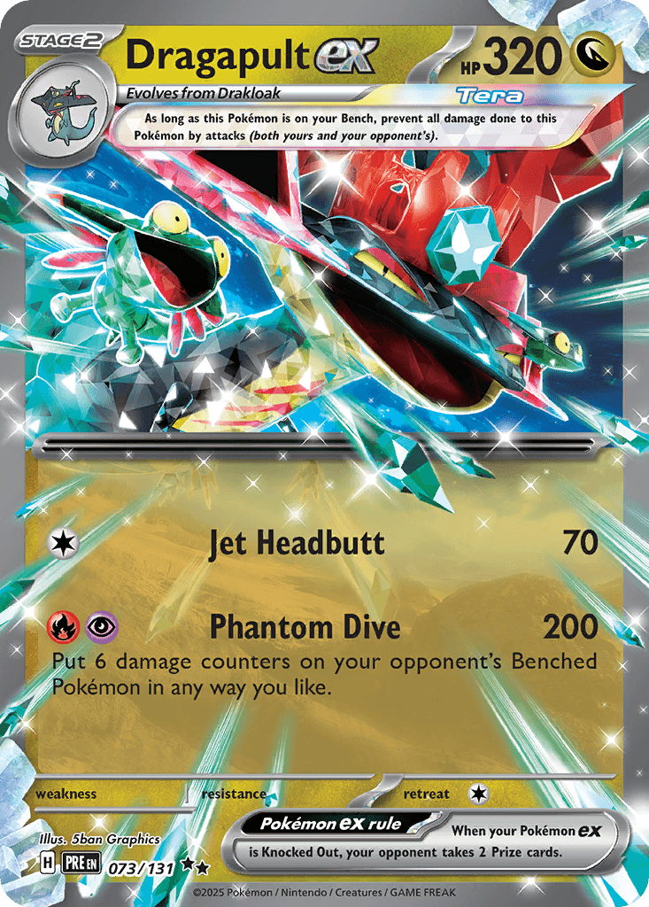 Dragapult ex 73 — Scarlet & Violet: Prismatic Evolutions