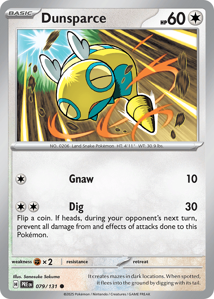 Dunsparce 79 — Scarlet & Violet: Prismatic Evolutions