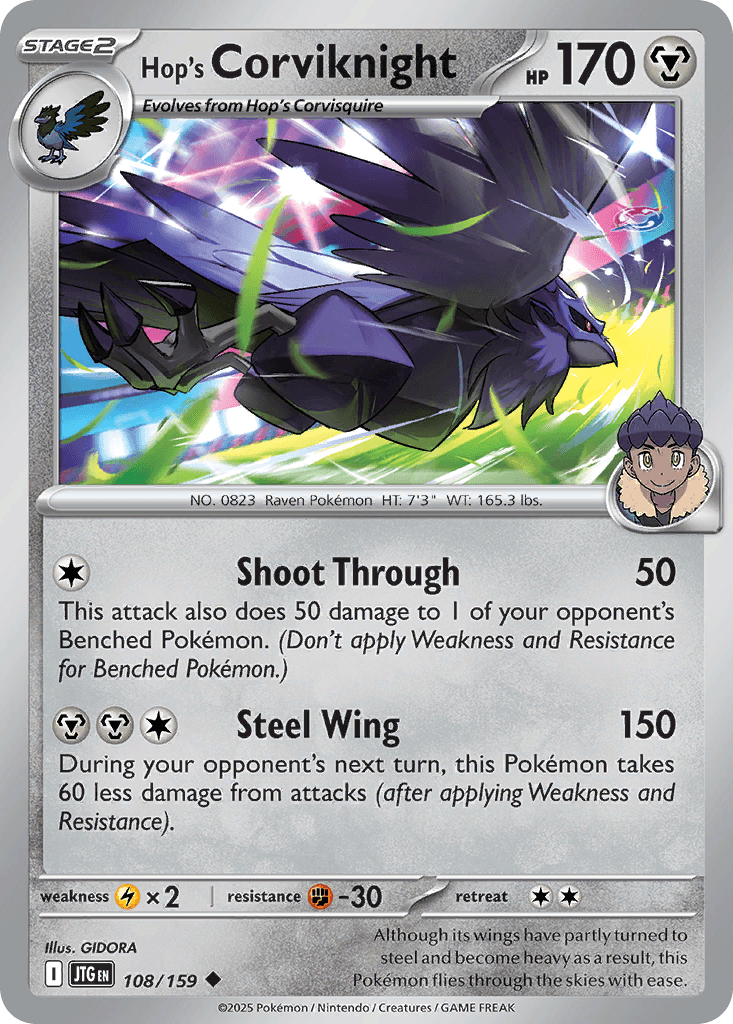 Hop's Corviknight 108 — Journey Together