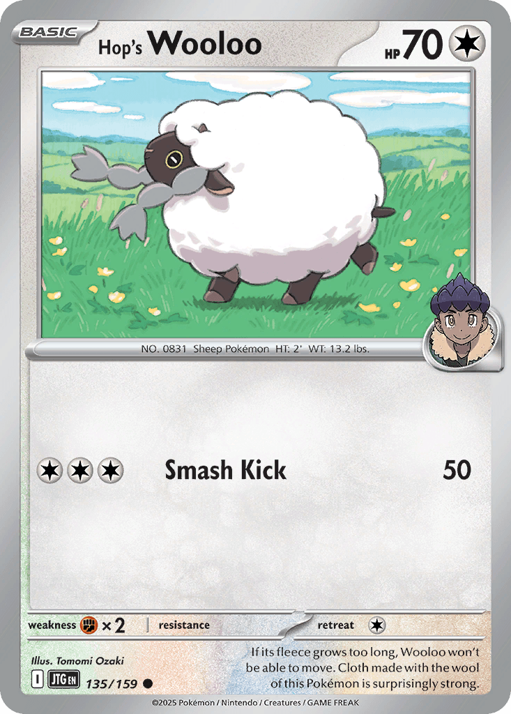 Hop's Wooloo 135 — Scarlet & Violet: Journey Together