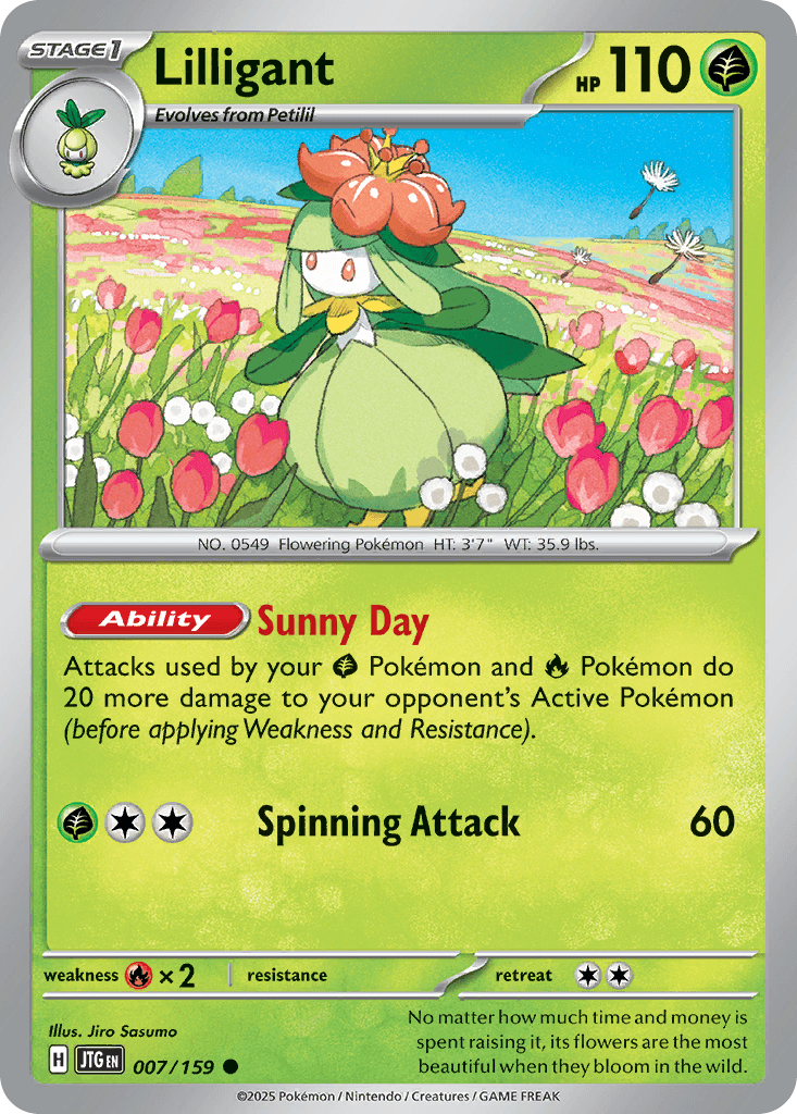 Lilligant 7 — Scarlet & Violet: Journey Together