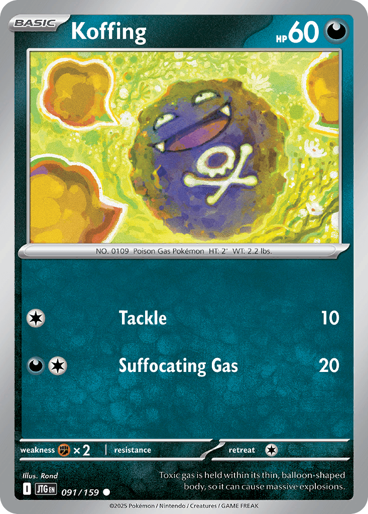 Koffing 91 — Scarlet & Violet: Journey Together