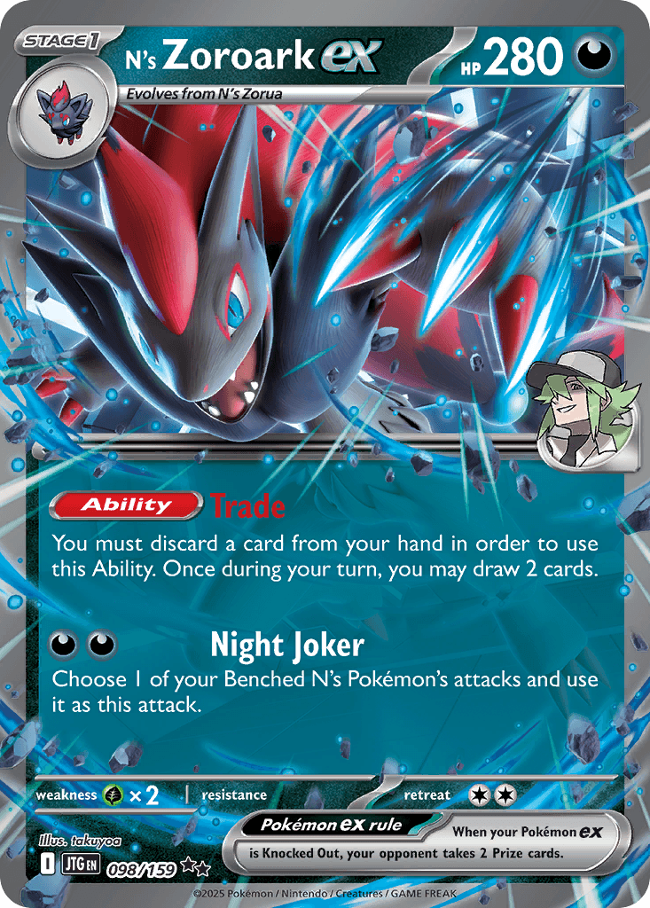 N's Zoroark ex 98 — Journey Together