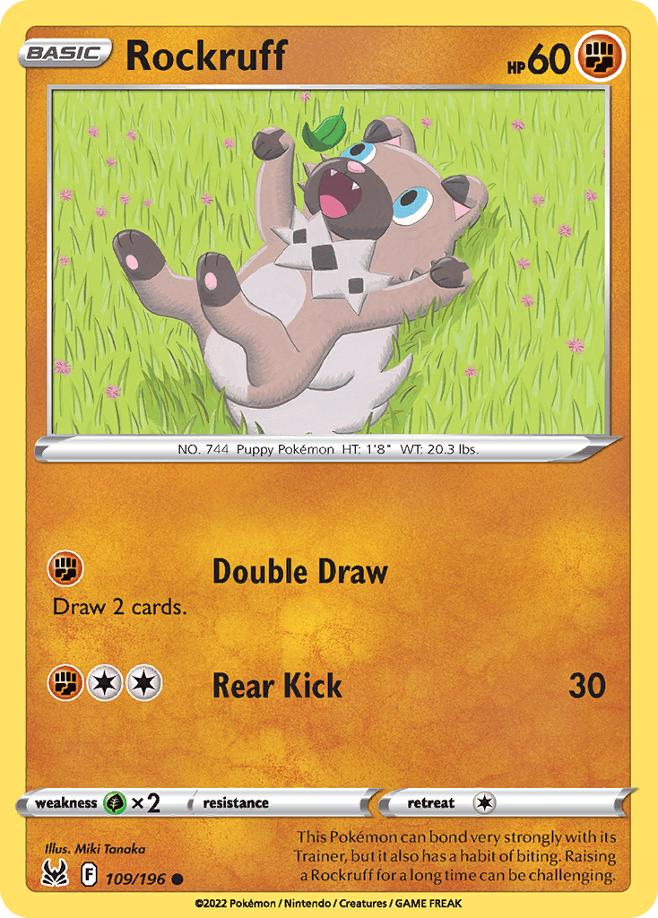 Rockruff 109 — Sword & Shield: Lost Origin