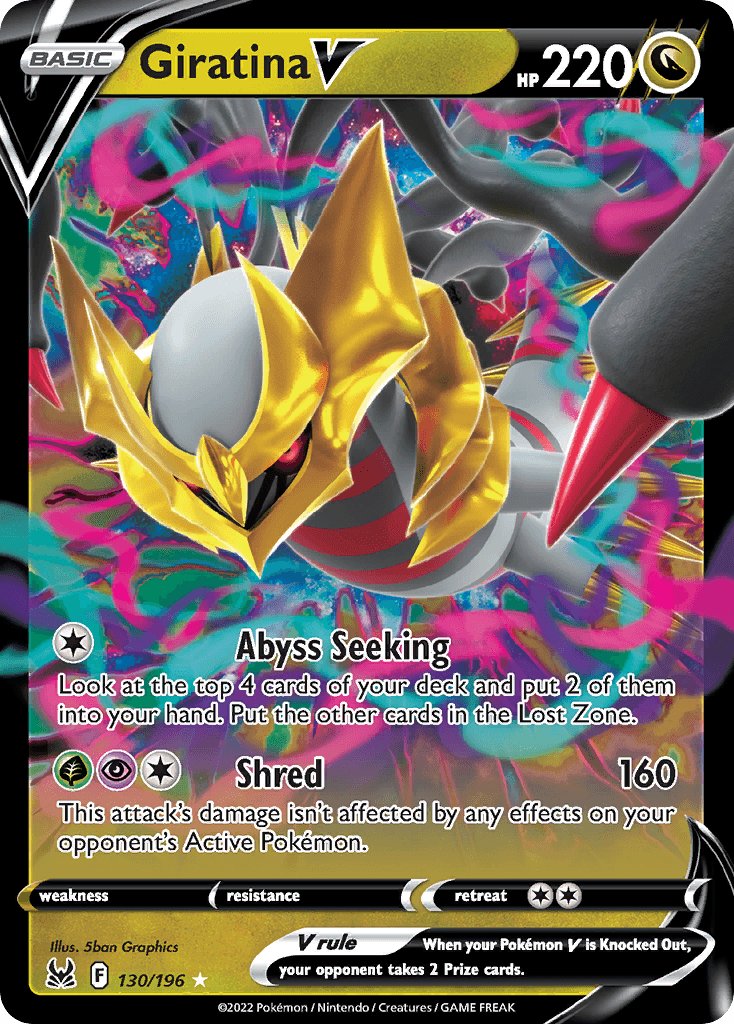 Giratina V 130 — Sword & Shield: Lost Origin