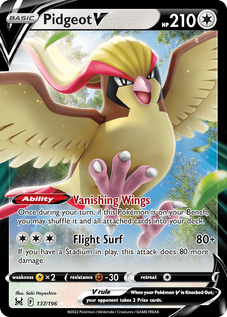 Pidgeot V 137