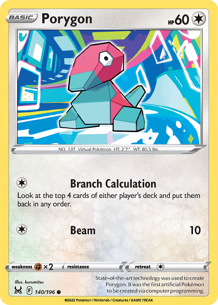 Porygon 140 — Sword & Shield: Lost Origin