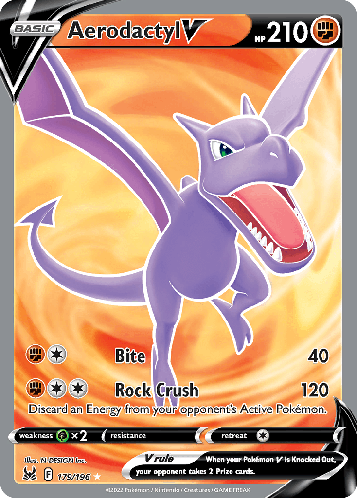 Aerodactyl V 179 — Sword & Shield: Lost Origin