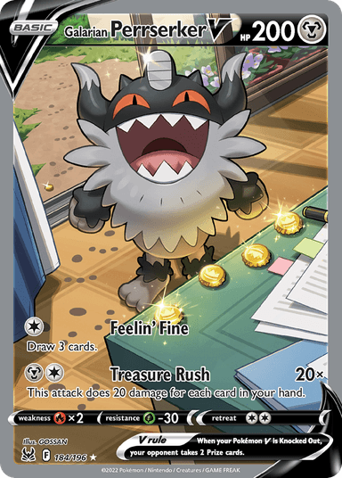 Galarian Perrserker V 184