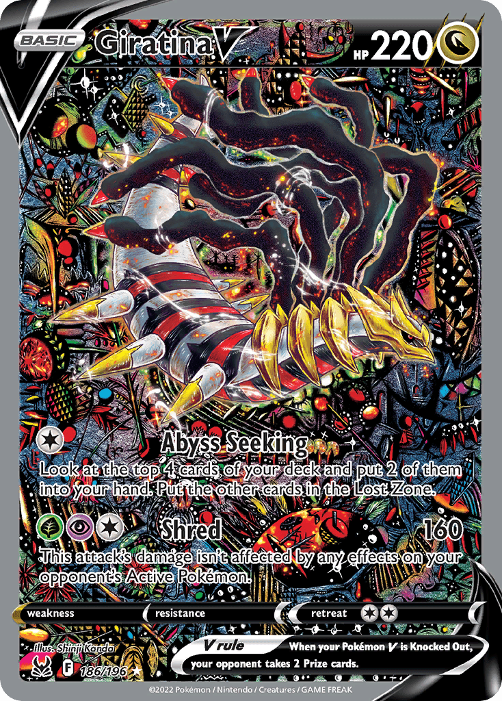 Giratina V 186 — Sword & Shield: Lost Origin
