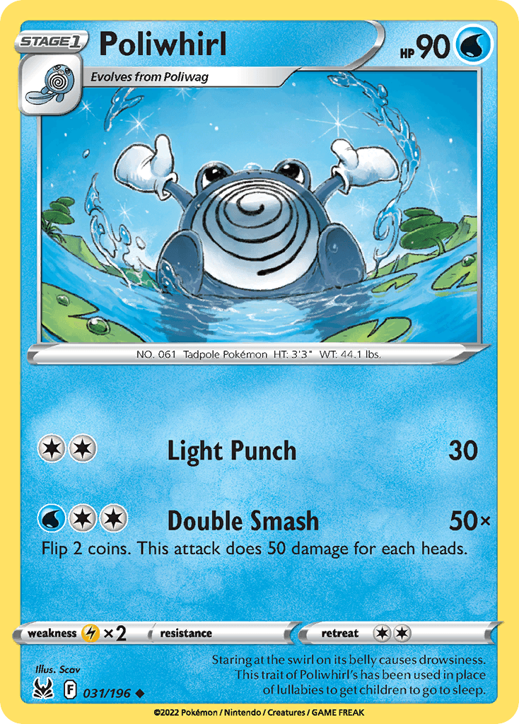 Poliwhirl 31 — Sword & Shield: Lost Origin