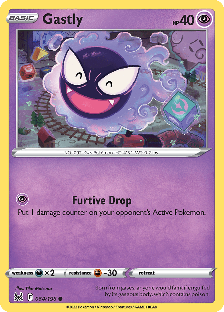 Gastly 64 — Sword & Shield: Lost Origin