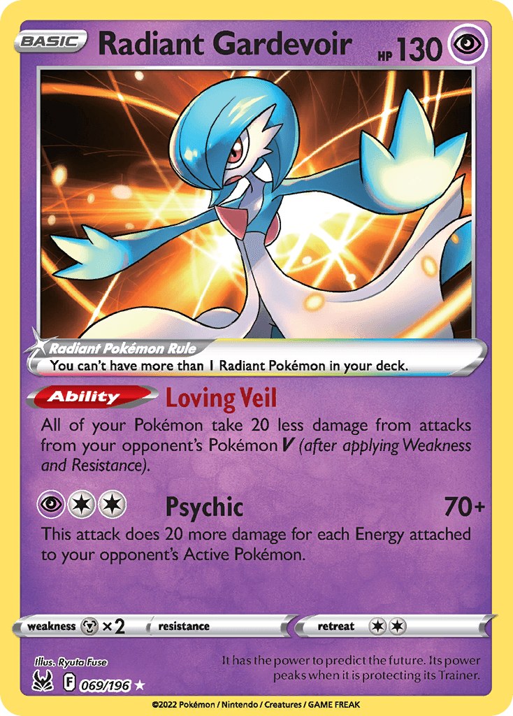 Radiant Gardevoir 69 — Sword & Shield: Lost Origin