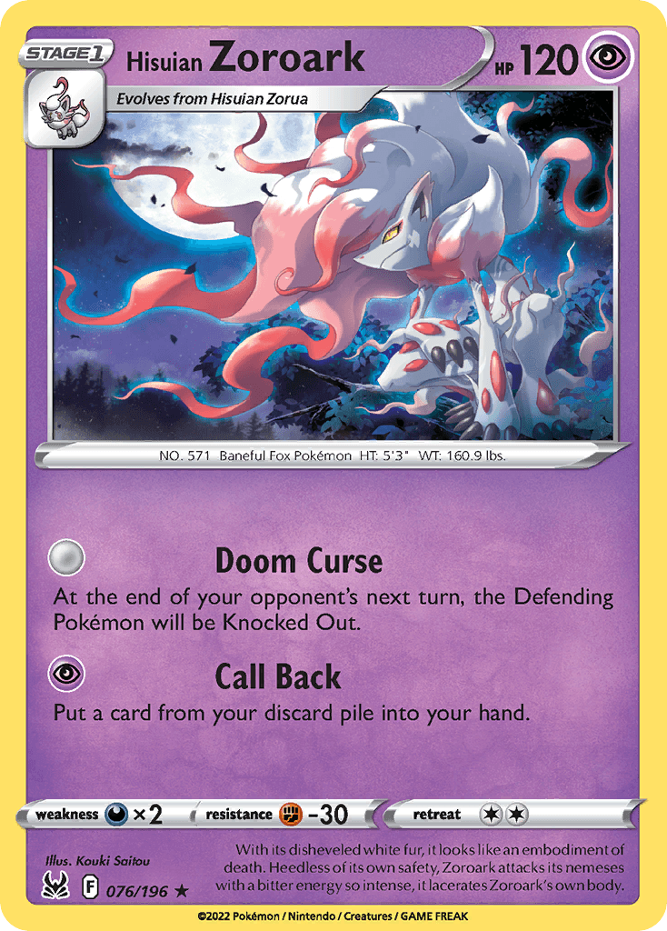 Hisuian Zoroark 76