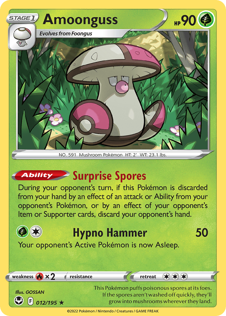 Amoonguss 12 — Sword & Shield: Silver Tempest
