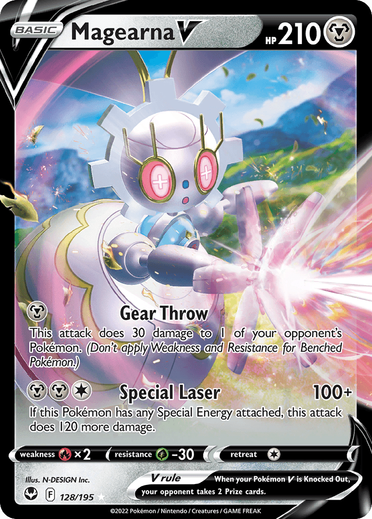 Magearna V 128 — Sword & Shield: Silver Tempest