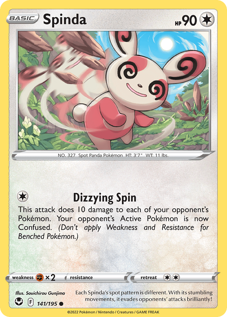 Spinda 141 — Sword & Shield: Silver Tempest