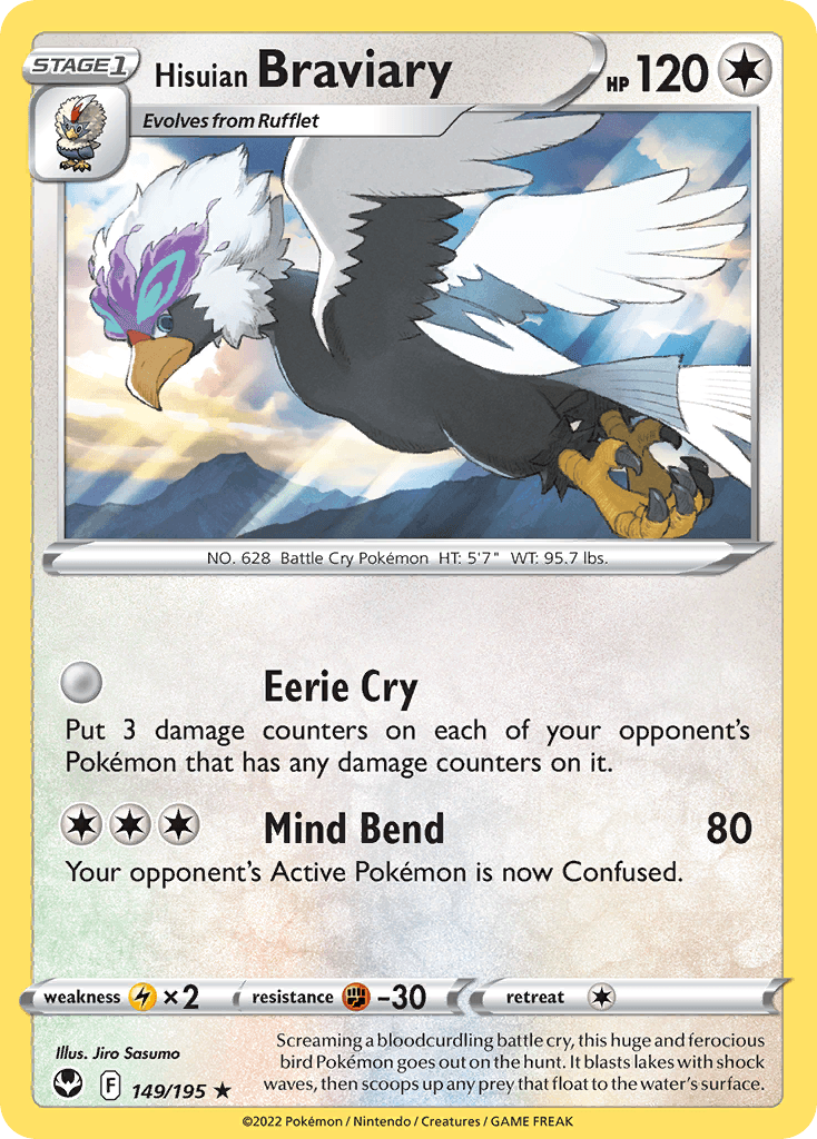 Hisuian Braviary 149 — Sword & Shield: Silver Tempest