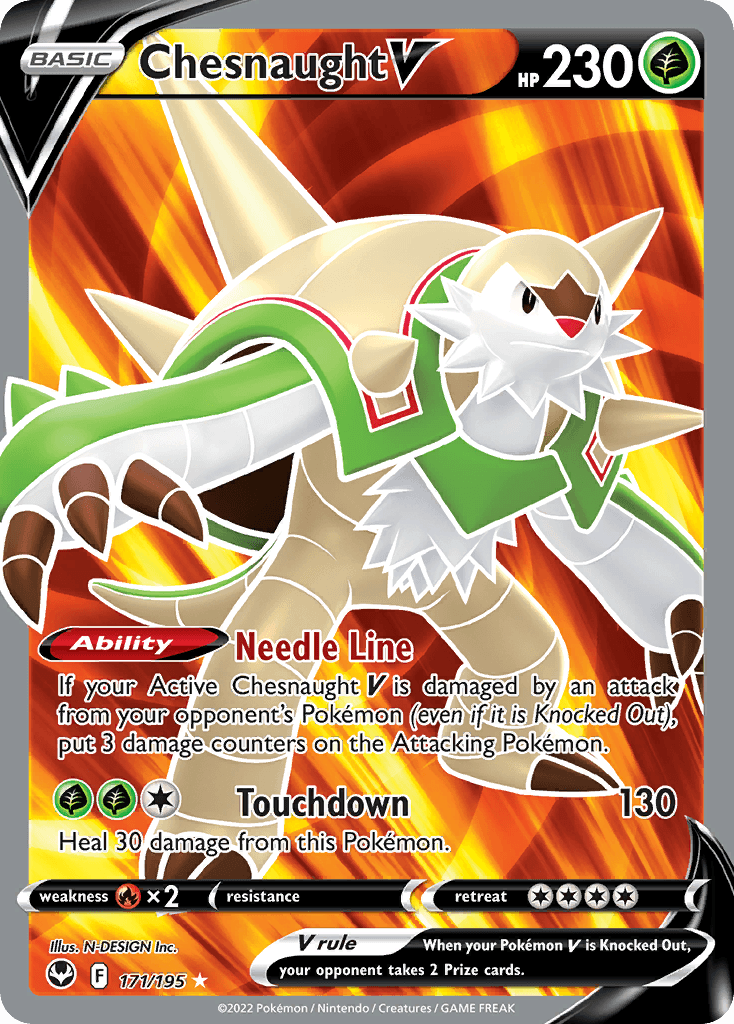 Chesnaught V 171 — Sword & Shield: Silver Tempest
