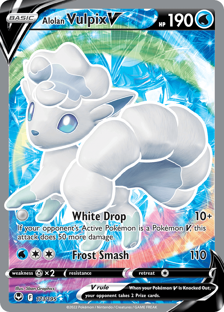 Alolan Vulpix V 173 — Sword & Shield: Silver Tempest