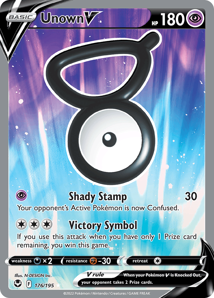 Unown V 176 — Sword & Shield: Silver Tempest