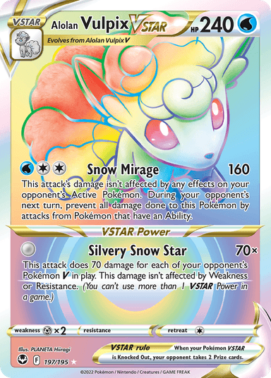 Alolan Vulpix VSTAR 197