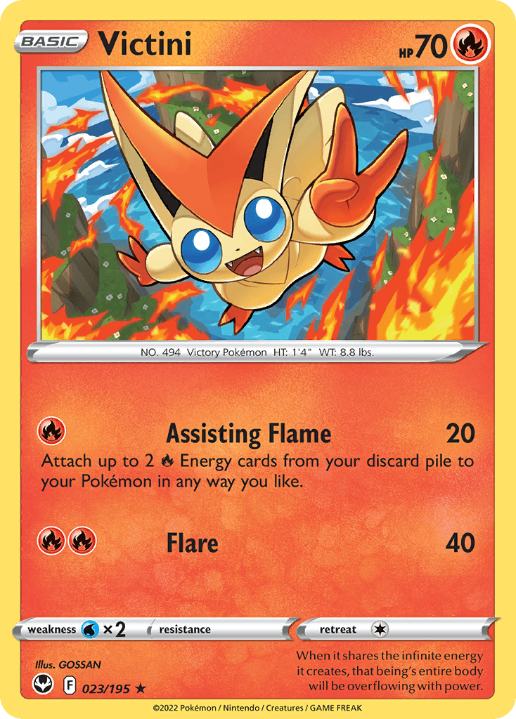 Victini 23 — Sword & Shield: Silver Tempest