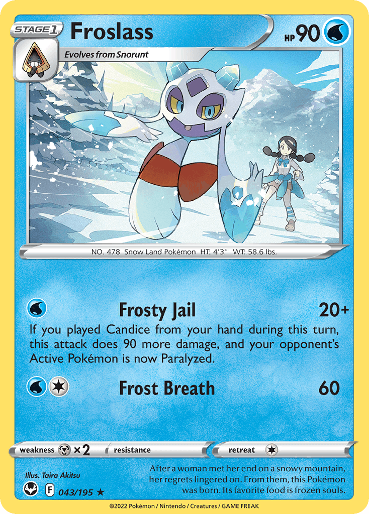 Froslass 43 — Sword & Shield: Silver Tempest