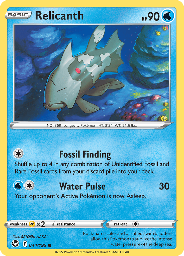 Relicanth 44 — Sword & Shield: Silver Tempest