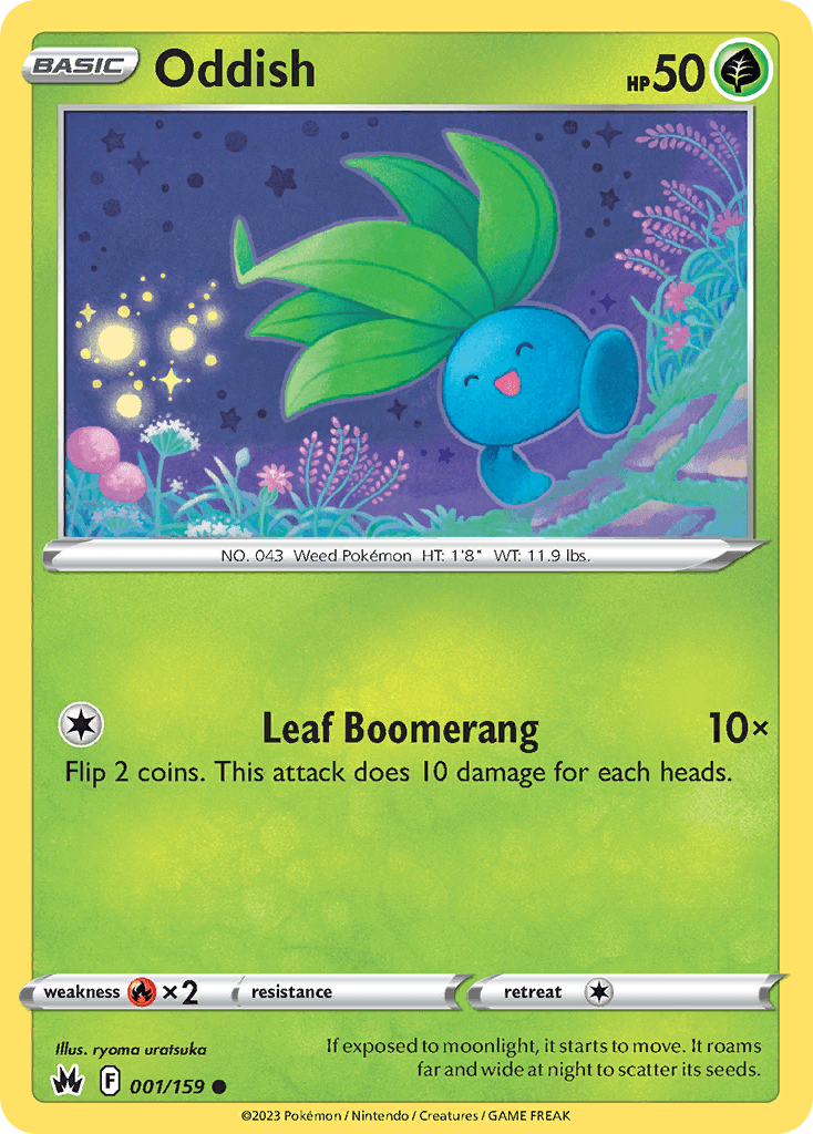 Oddish 1 — Sword & Shield: Crown Zenith