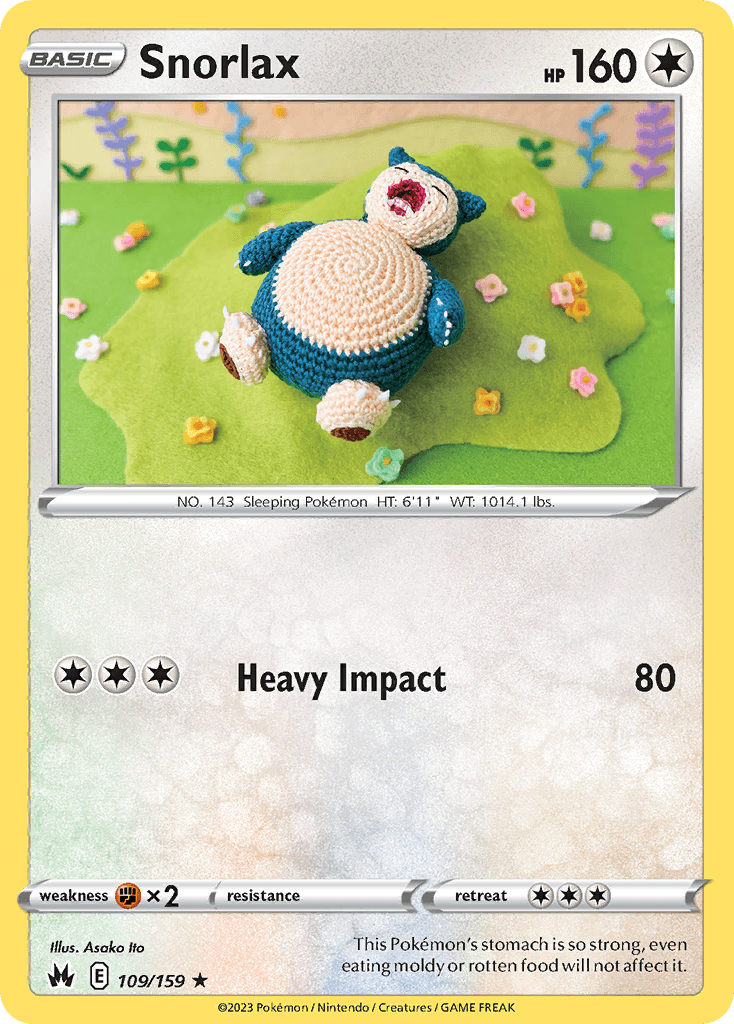 Snorlax 109 — Sword & Shield: Crown Zenith