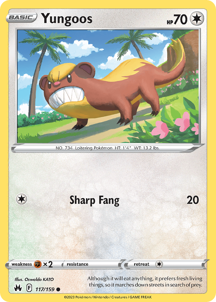Yungoos 117 — Sword & Shield: Crown Zenith