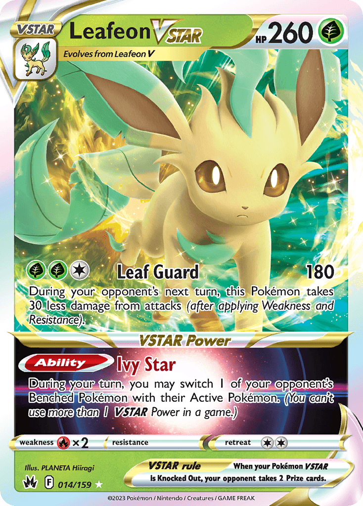 Leafeon VSTAR 14 — Sword & Shield: Crown Zenith