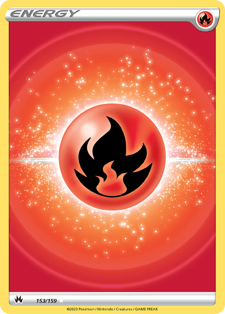 Fire Energy 153 — Sword & Shield: Crown Zenith