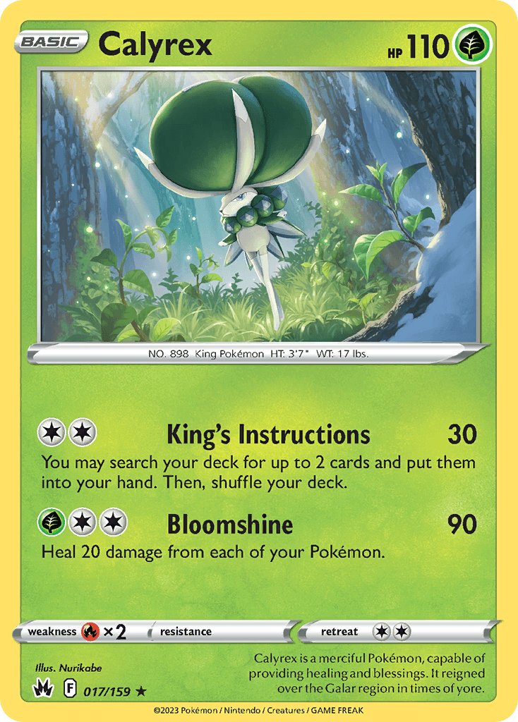 Calyrex 17 — Sword & Shield: Crown Zenith