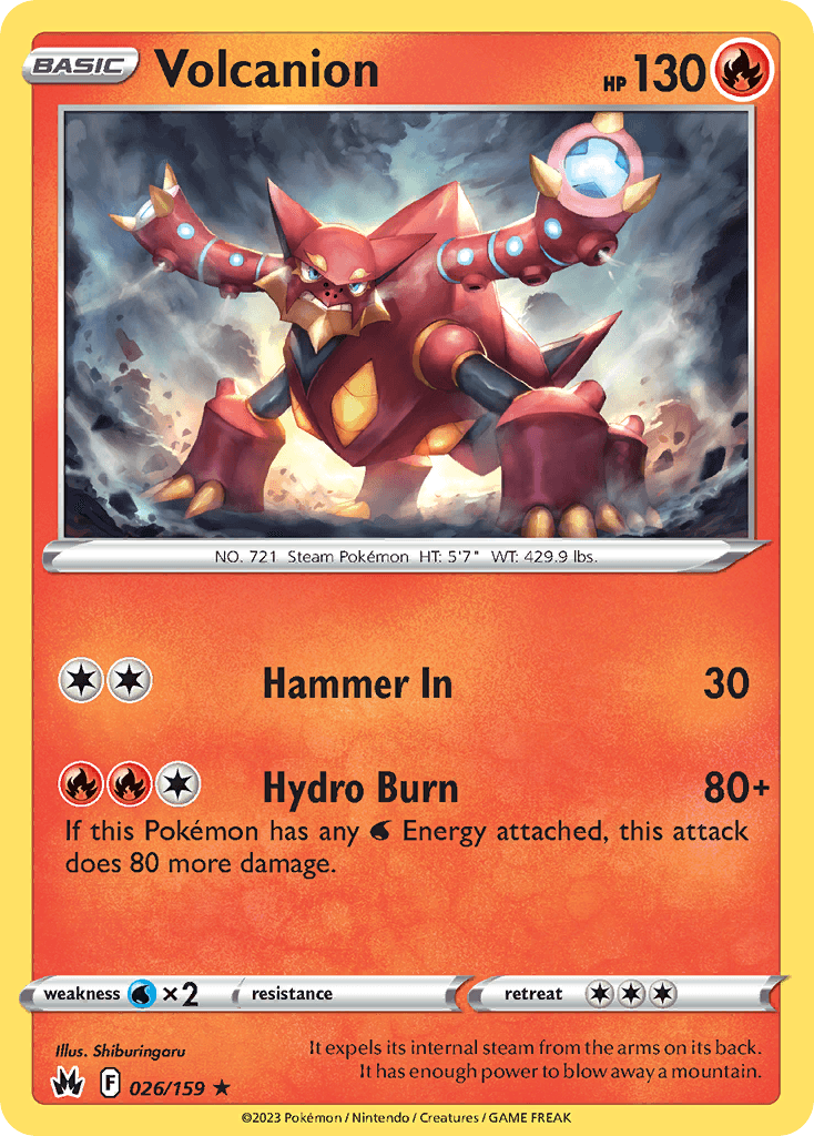 Volcanion 26 — Sword & Shield: Crown Zenith