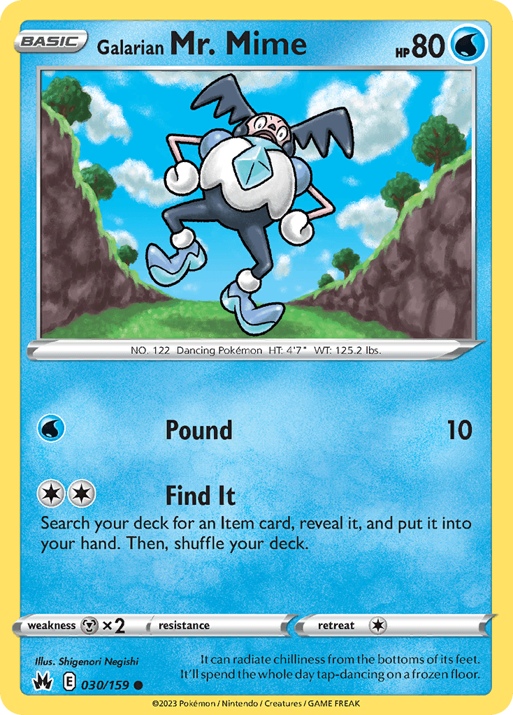Galarian Mr. Mime 30