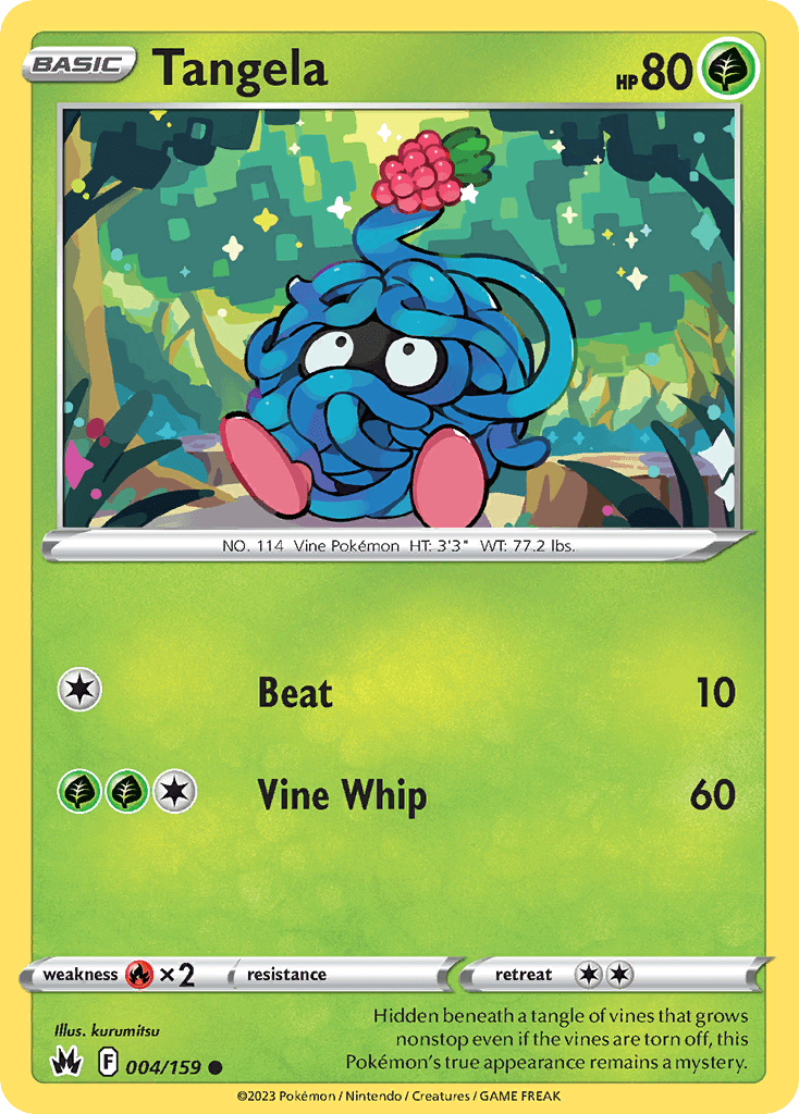 Tangela 4 — Sword & Shield: Crown Zenith