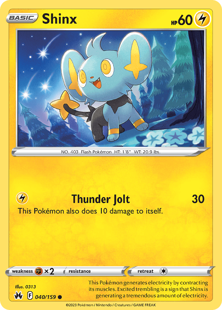 Shinx 40 — Sword & Shield: Crown Zenith