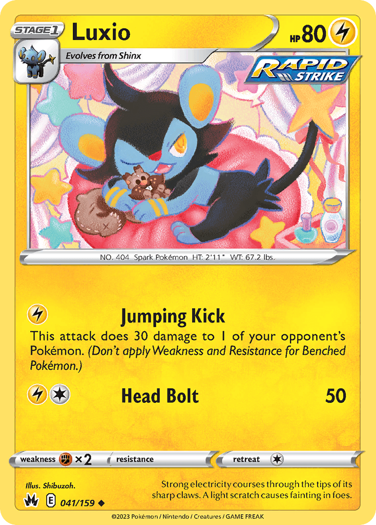 Luxio 41 — Sword & Shield: Crown Zenith
