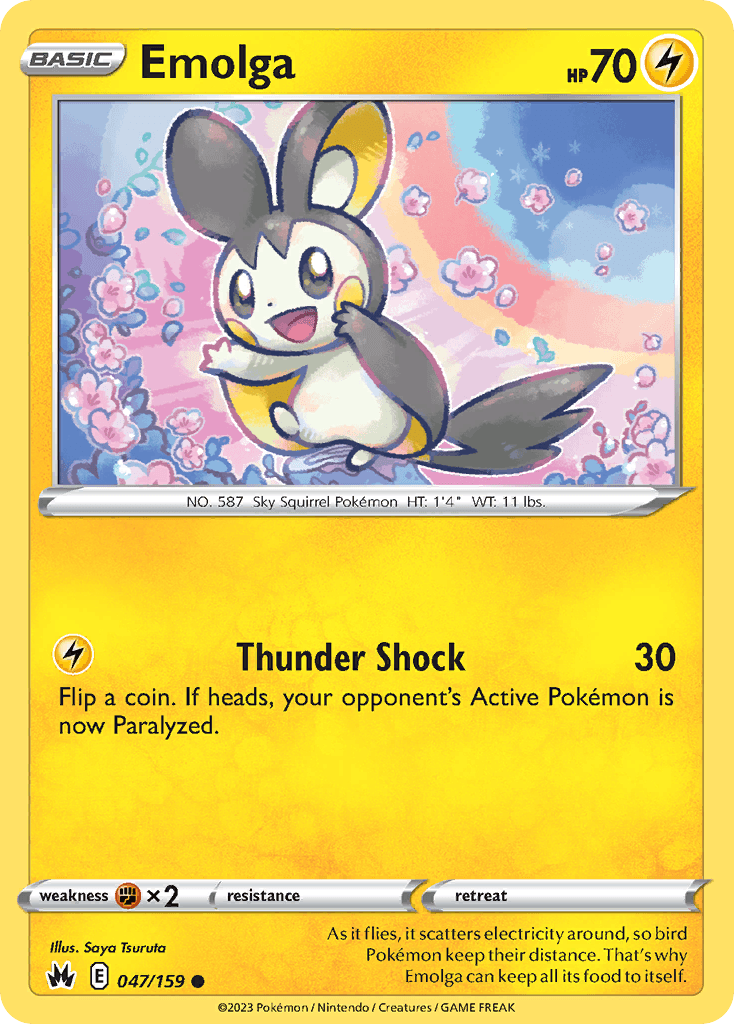 Emolga 47 — Sword & Shield: Crown Zenith