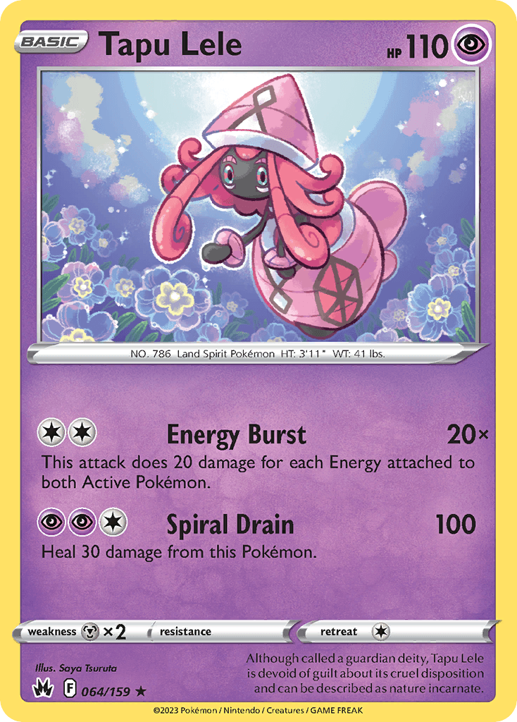 Tapu Lele 64 — Sword & Shield: Crown Zenith