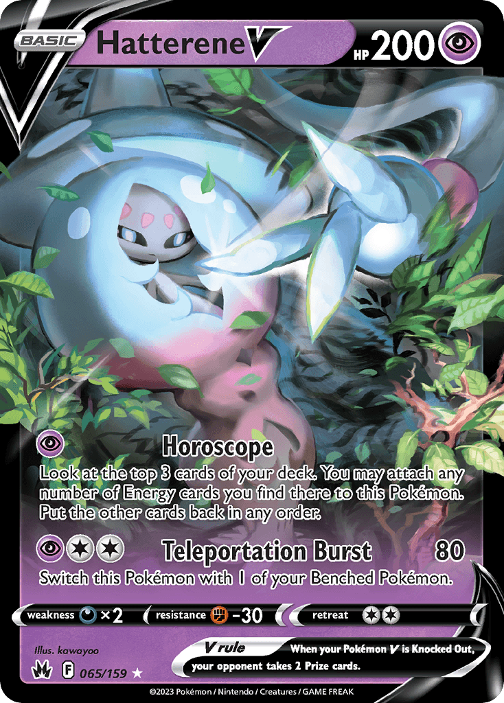 Hatterene V 65 — Sword & Shield: Crown Zenith