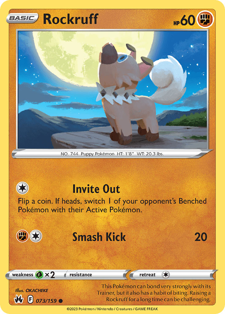 Rockruff 73 — Sword & Shield: Crown Zenith