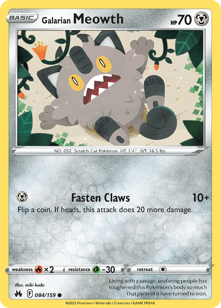 Galarian Meowth 84