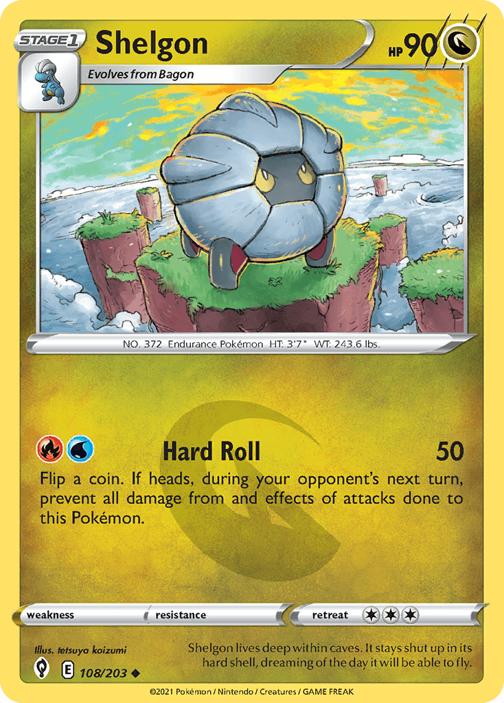 Shelgon 108 — Sword & Shield: Evolving Skies