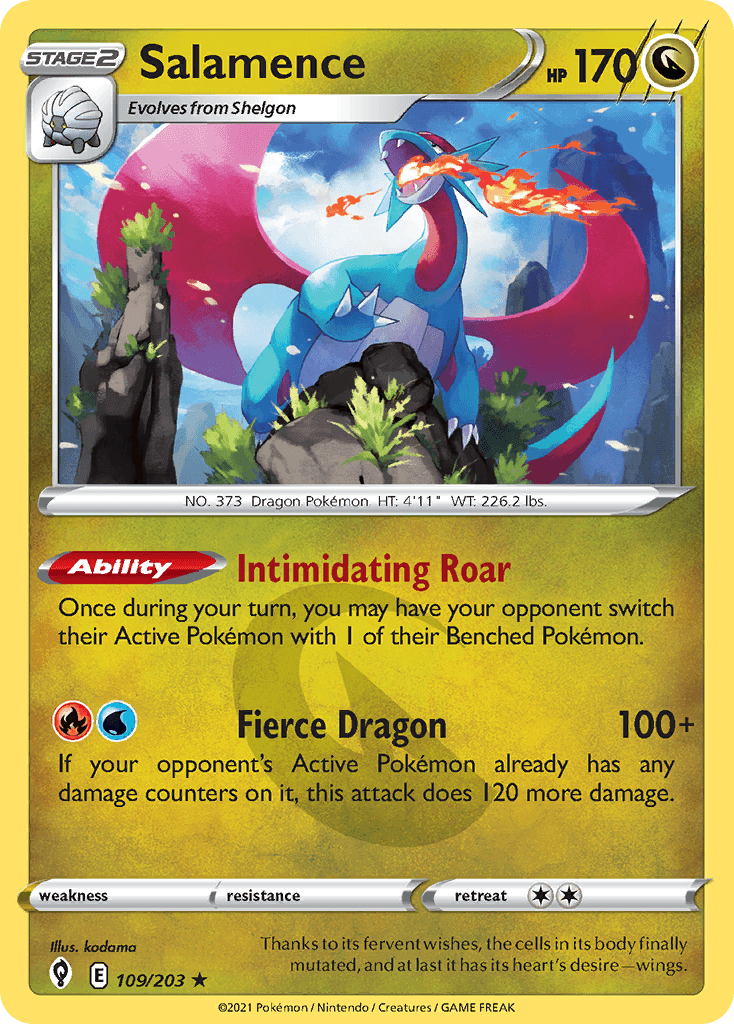 Salamence 109 — Sword & Shield: Evolving Skies